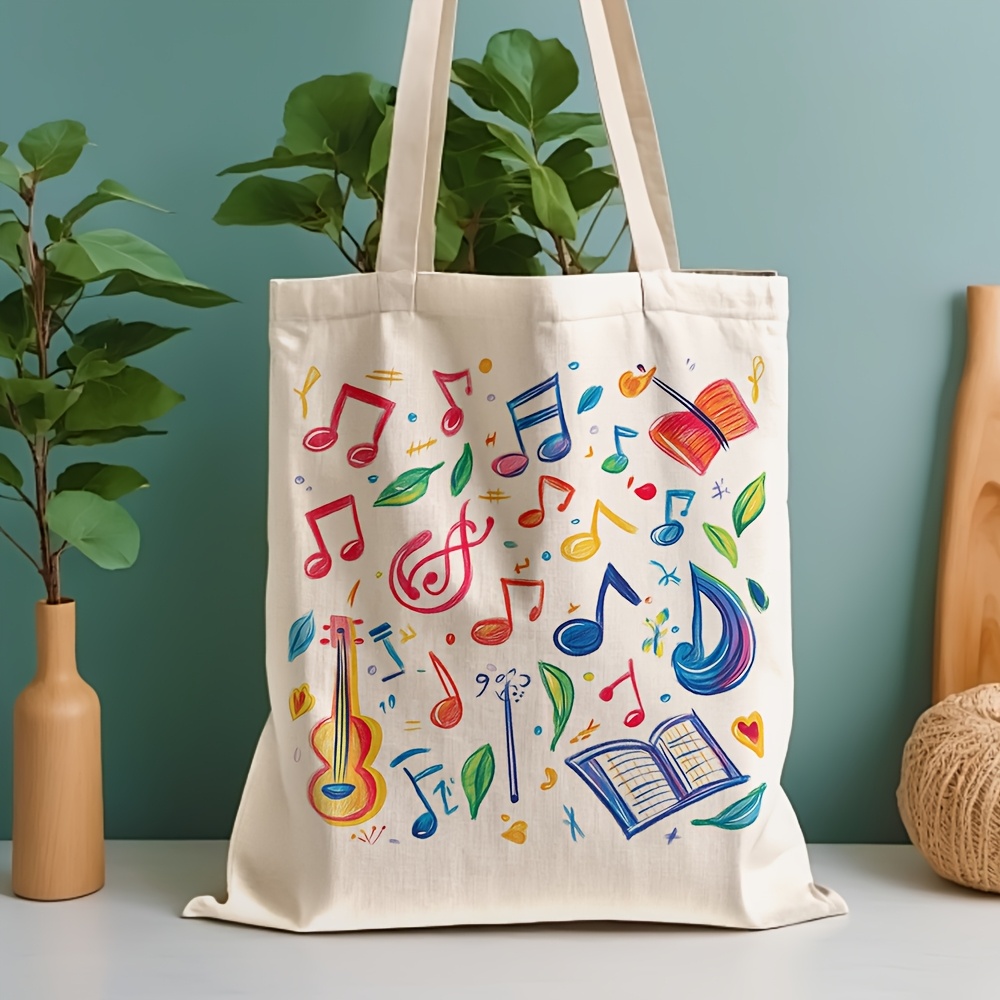 Musical Instrument Japan - Een canvas draagtas met een helder