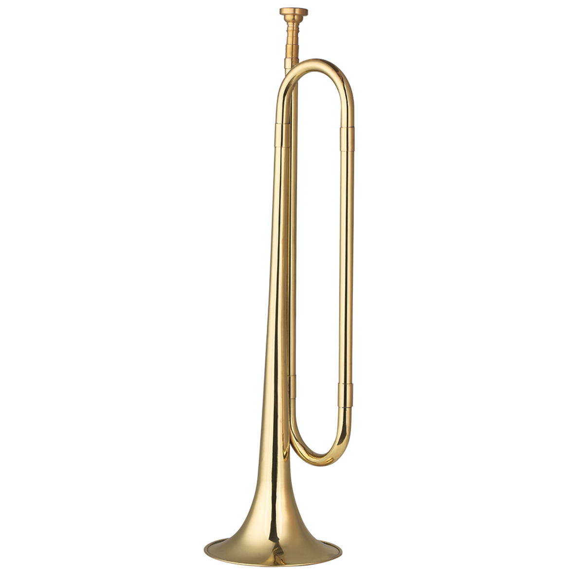 Musical Instrument Cornet - Koperen C Bugel Noemt Vergulde Trompetcavaleriehoorn