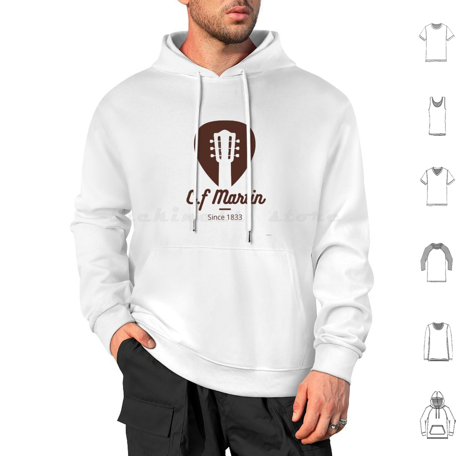 Musical Instrument Companies - Gitaren 1833 Hoodies met lange mouwen