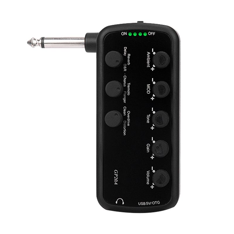 Musical Instrument Amplifier - HOTB72A Gitaarversterker Gitaareffecten Draagbare Hoofdtelefoonversterker Plug
