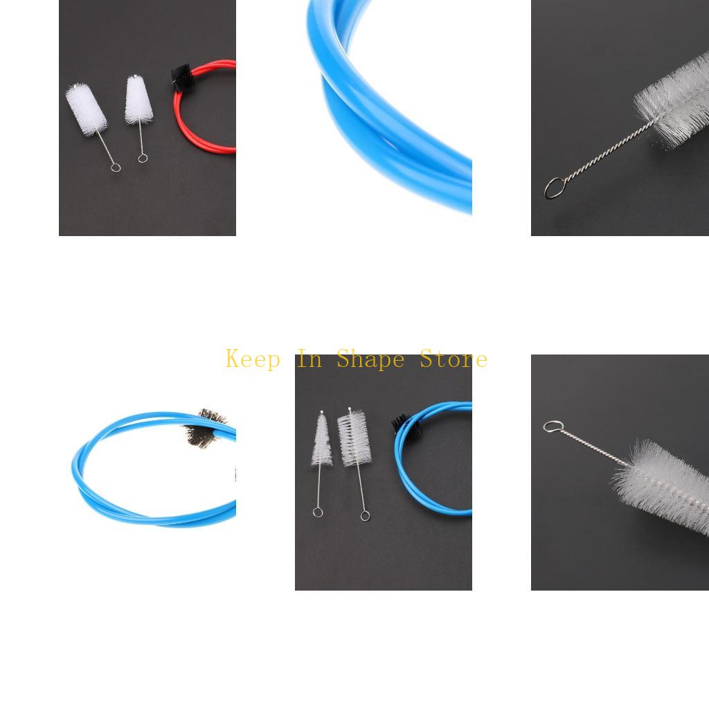 Musical Instrument Cornet - U1JC Trompetreinigingsgereedschapsset Slangenborstel Flexibele borstel met