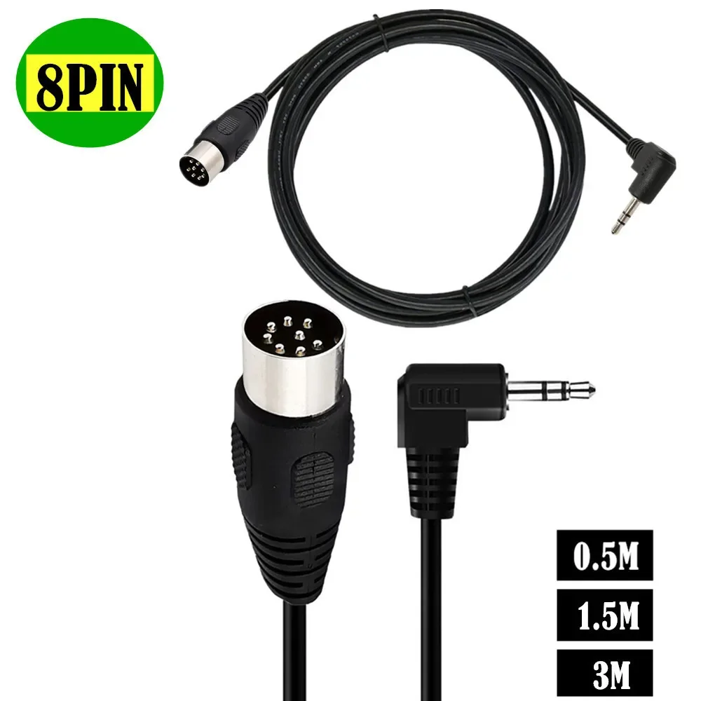 Musical Instrument Amplifier - Din 8 Pin naar DC3.5mm Kabel