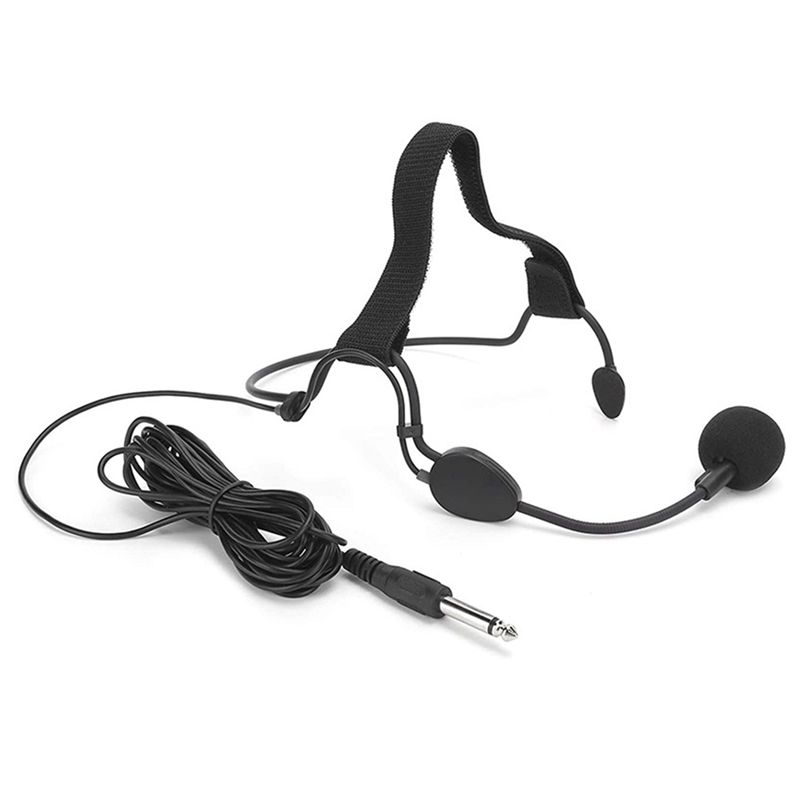 Musical Instrument Amplifier - B68A 6.35MM Plug Dynamische Hoofdbandmicrofoon Oorhaakmicrofoon