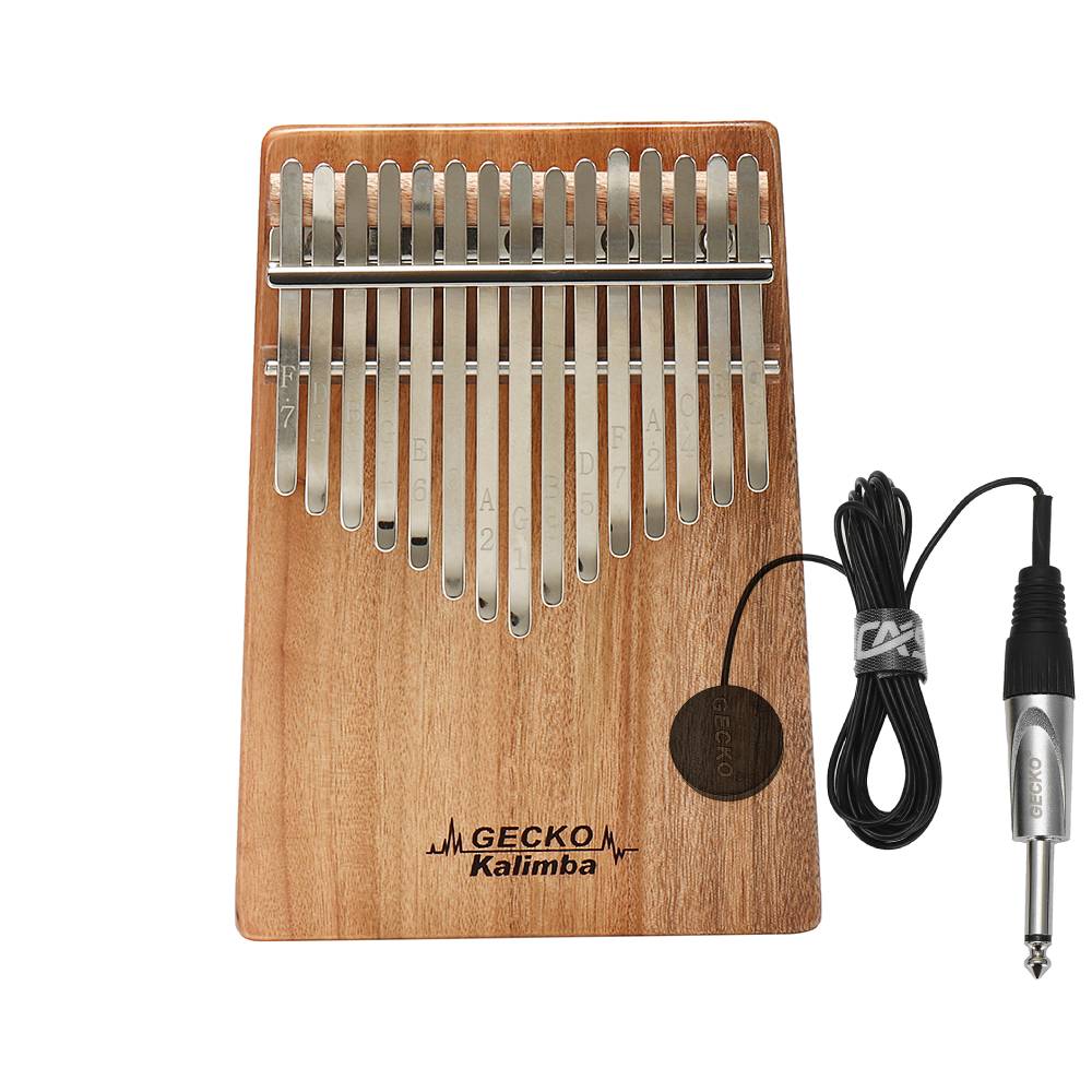 A Musical Instrument With Keys - GECKO 15-toetsen Kalimba G-toon duimpiano Mbira