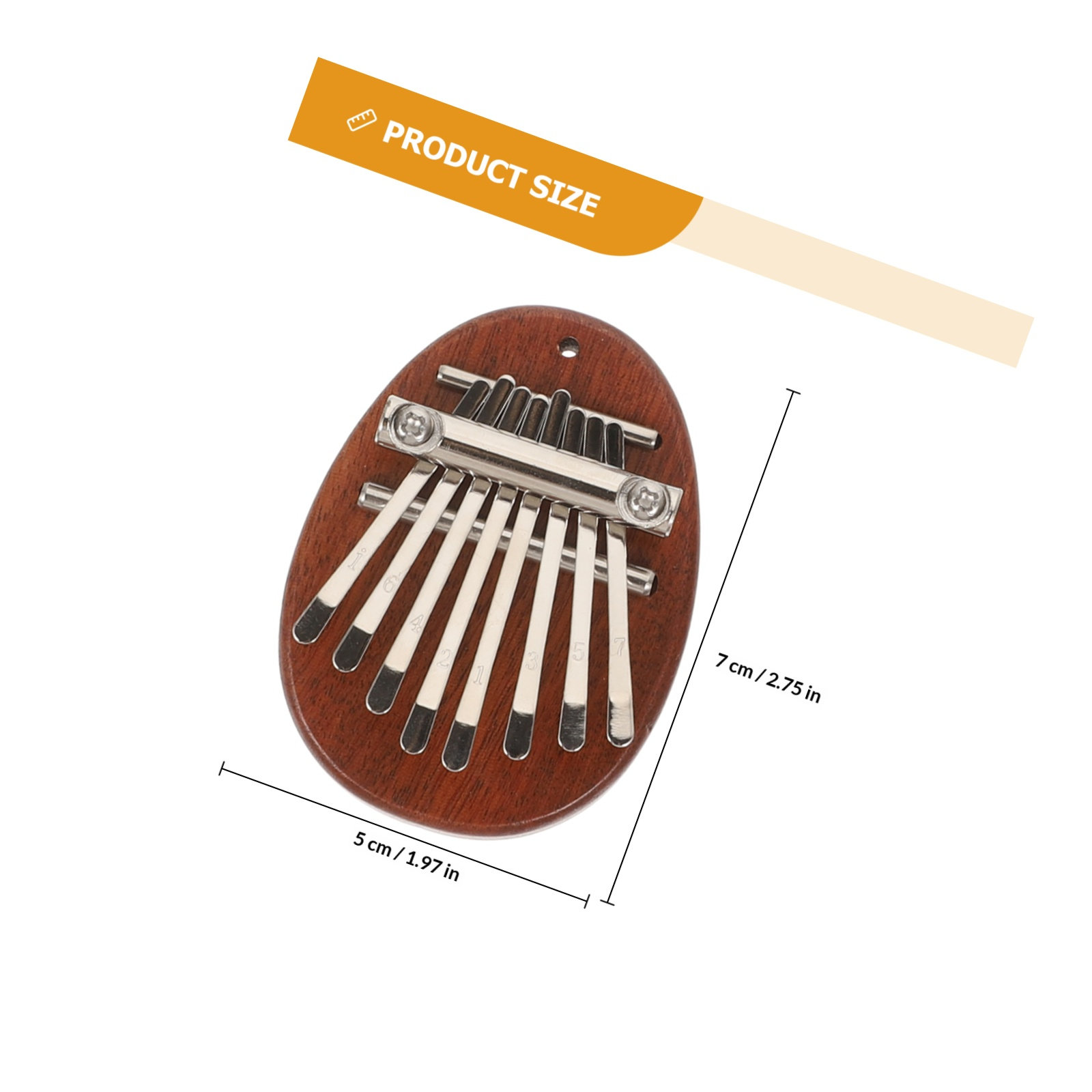 Houten Kalimba 8 toetsen duimp - A Musical Instrument With Keys recensie en prijs
