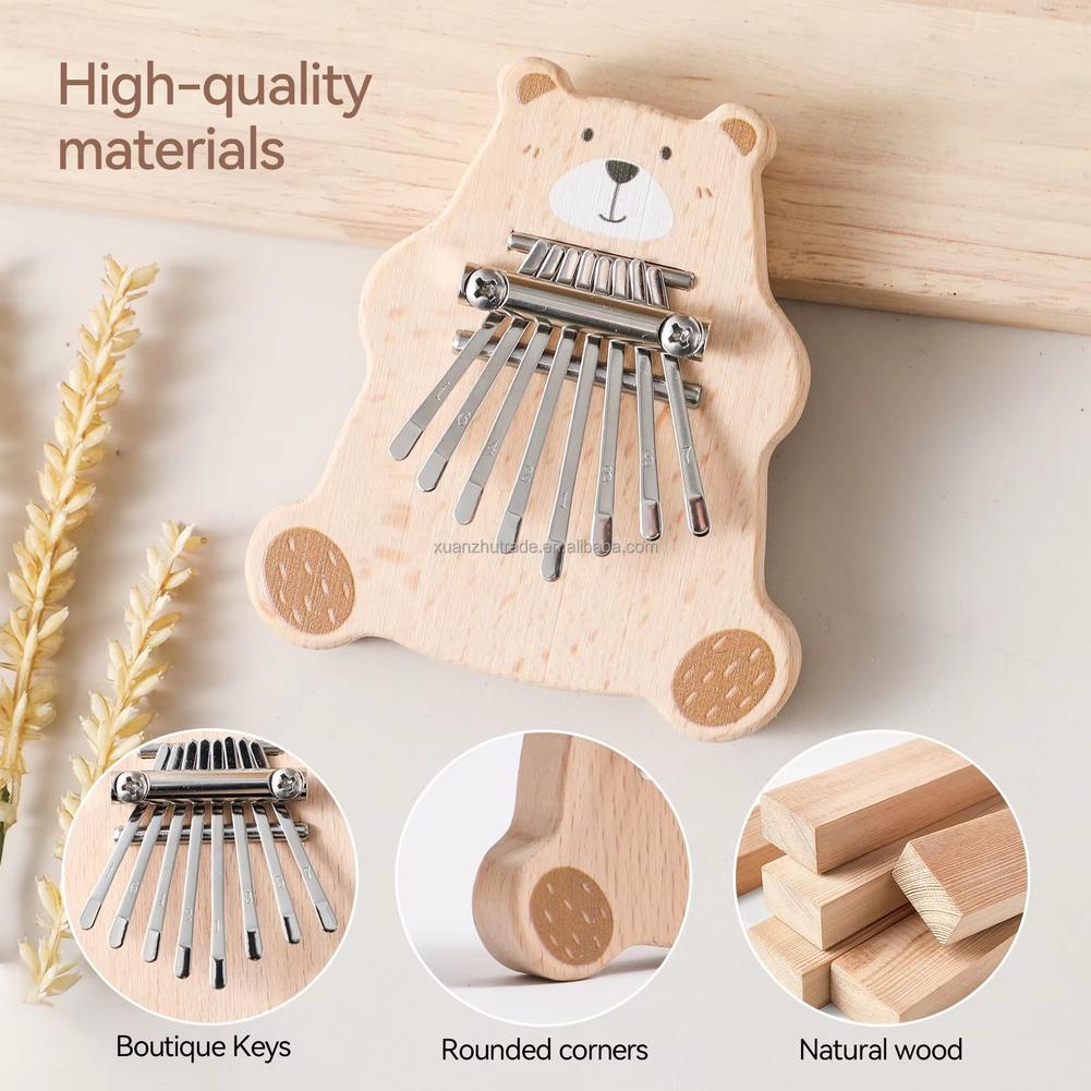 8-toetsen mini kalimba draagba - A Musical Instrument With Keys recensie en prijs