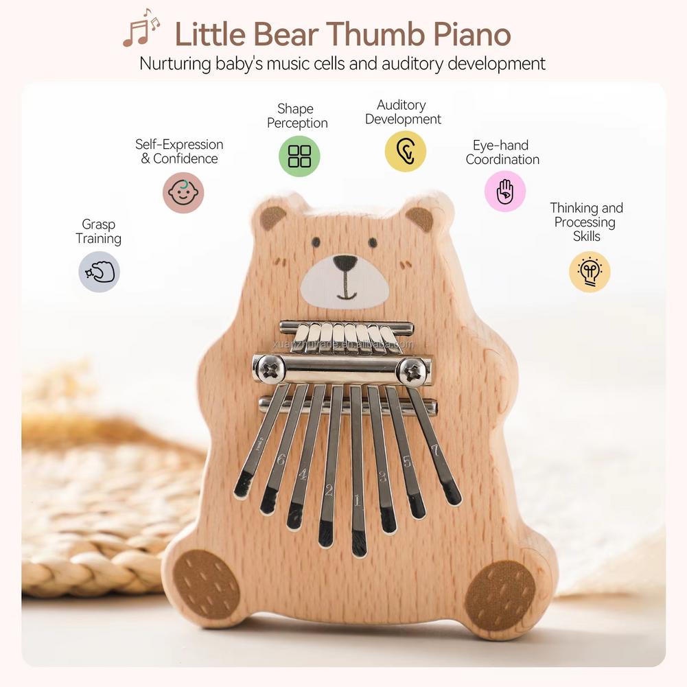 8-toetsen mini kalimba draagba - A Musical Instrument With Keys recensie en prijs