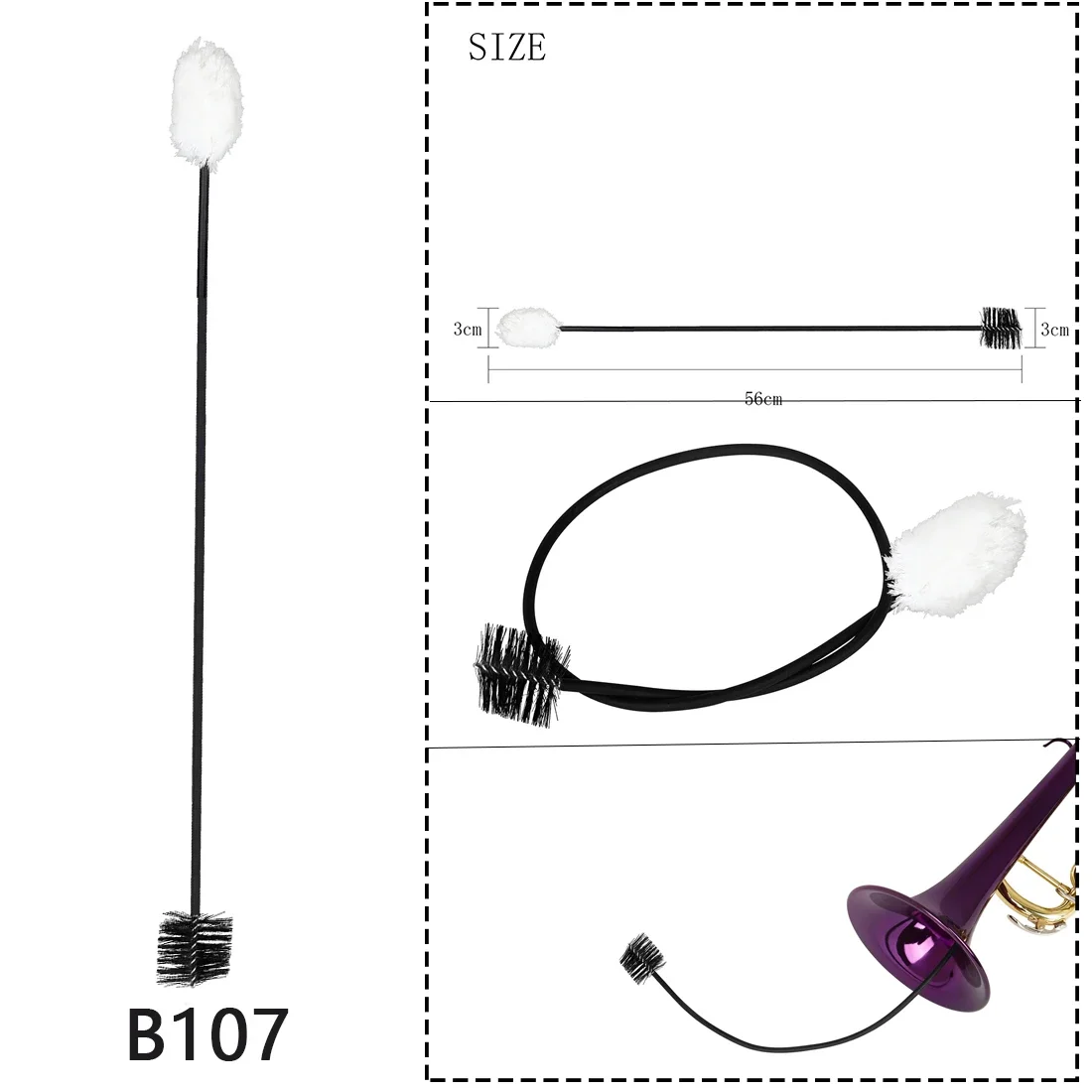 Instrument Reinigingsborstel K - Musical Instrument Cornet recensie en prijs