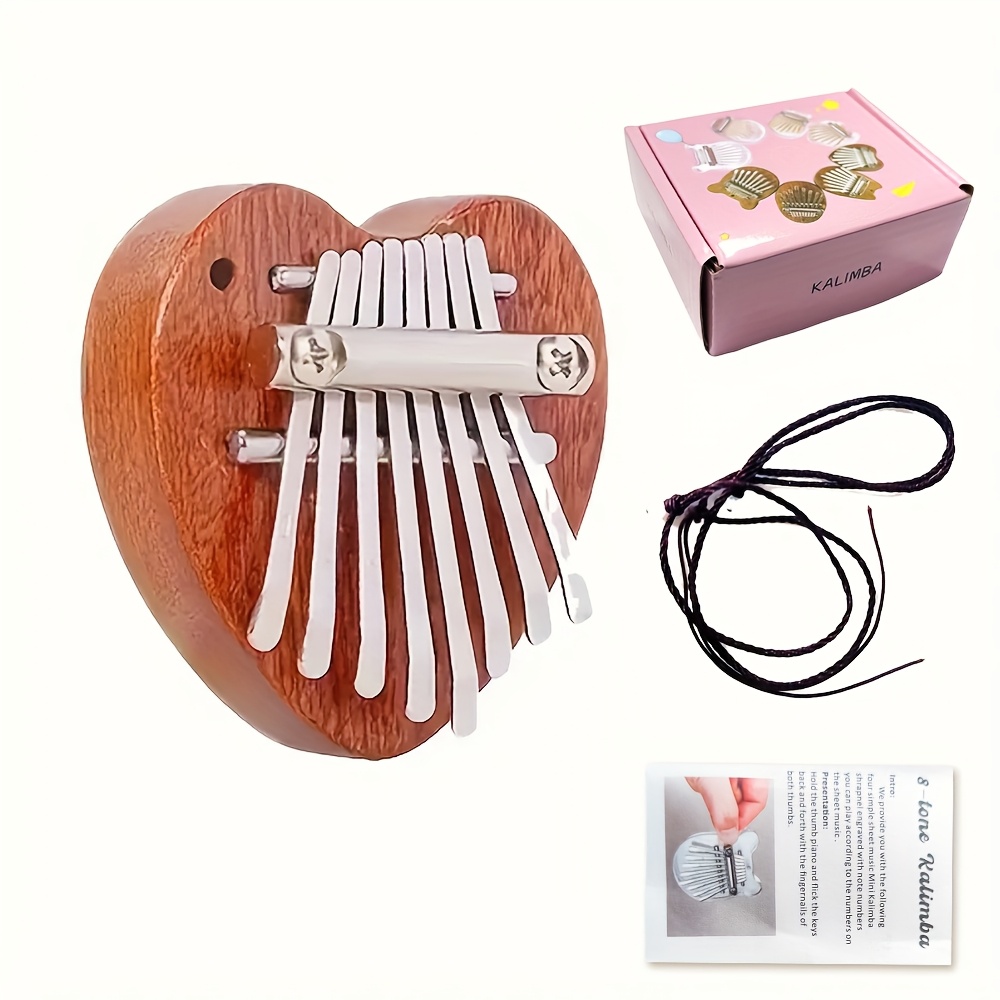 8-toetsen mini houten Kalimba  - A Musical Instrument With Keys recensie en prijs
