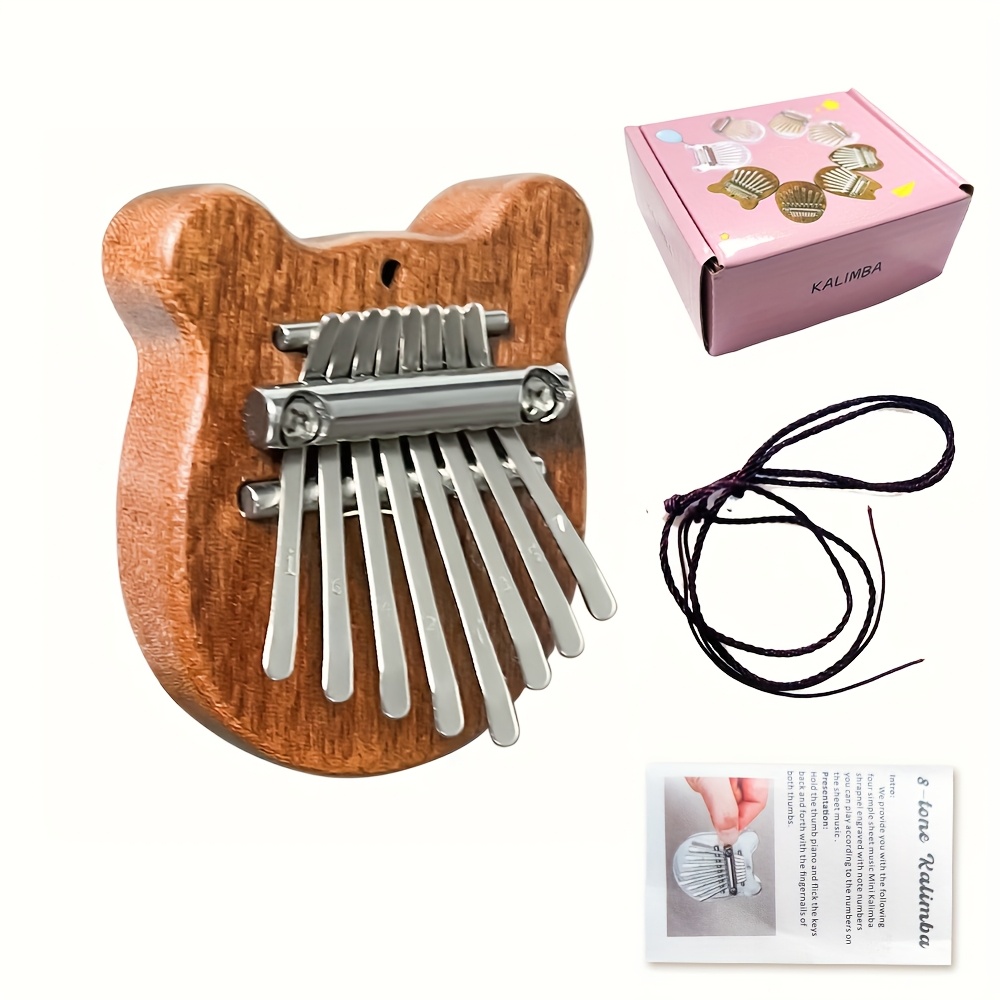 8-toetsen mini houten Kalimba  - A Musical Instrument With Keys recensie en prijs