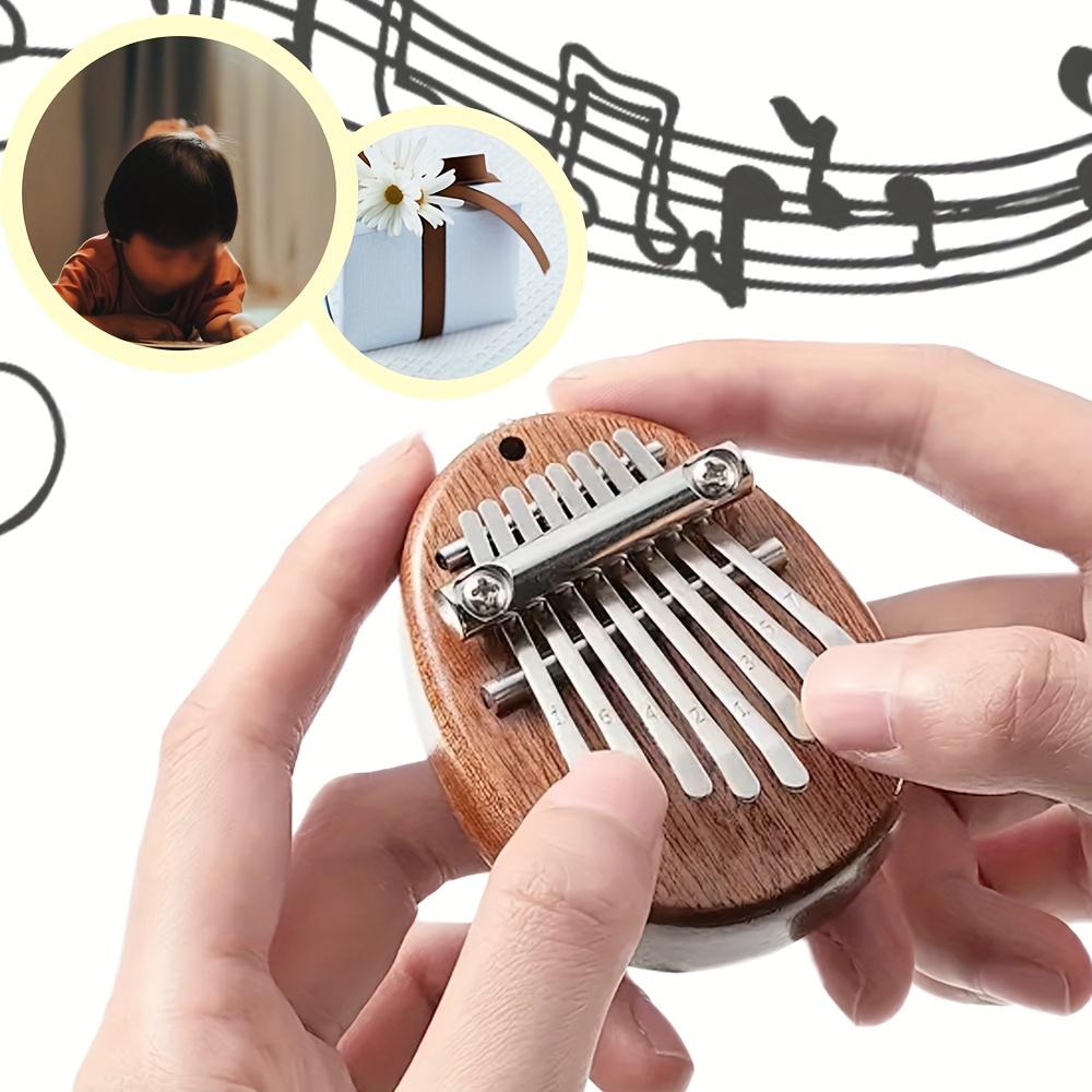 8-toetsen mini houten Kalimba  - A Musical Instrument With Keys recensie en prijs