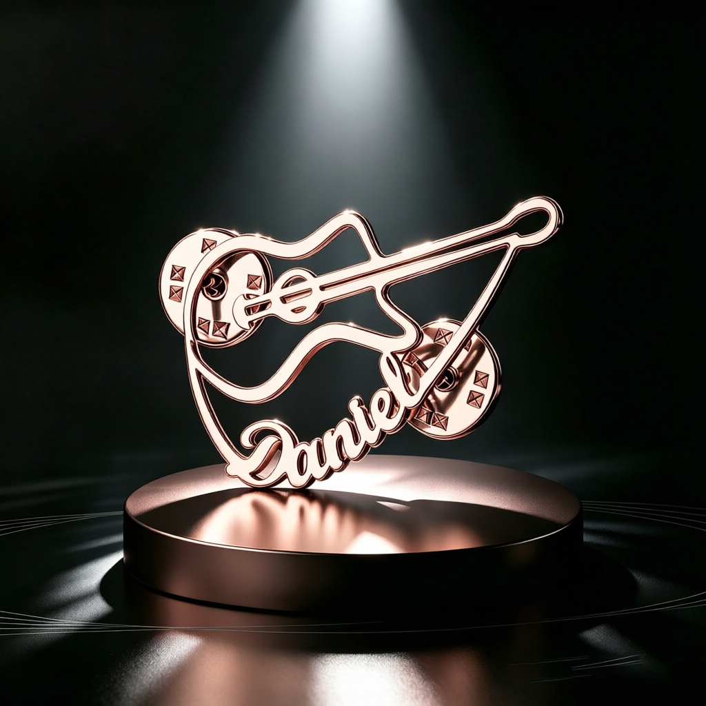 Gepersonaliseerde vioolbroche  - Musical Instrument And Name recensie en prijs