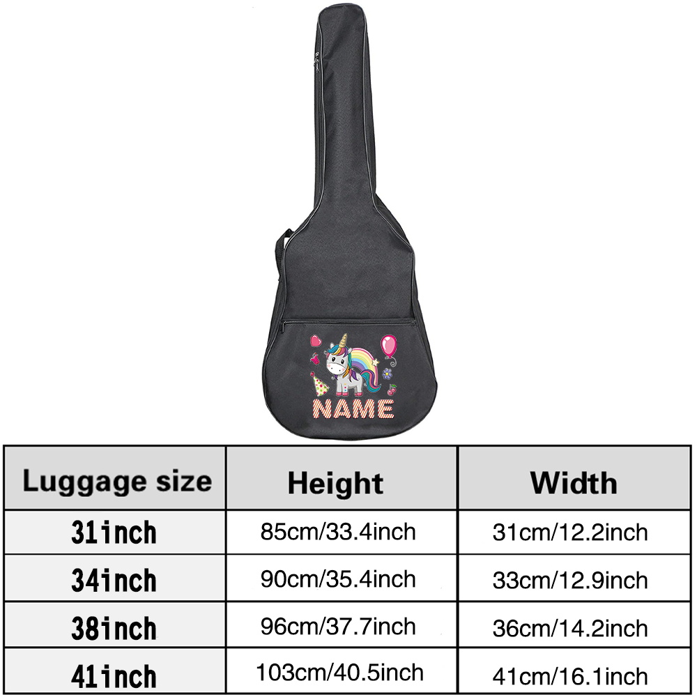 Aangepaste naam gitaartas 36-4 - Musical Instrument And Name recensie en prijs