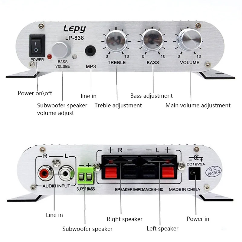 Lepy LP-838\838BT\838USB MINI  - Musical Instrument Amplifier recensie en prijs