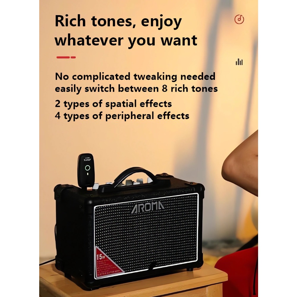 AROMA TM-15S 15W Draagbare Ele - Musical Instrument Amplifier recensie en prijs