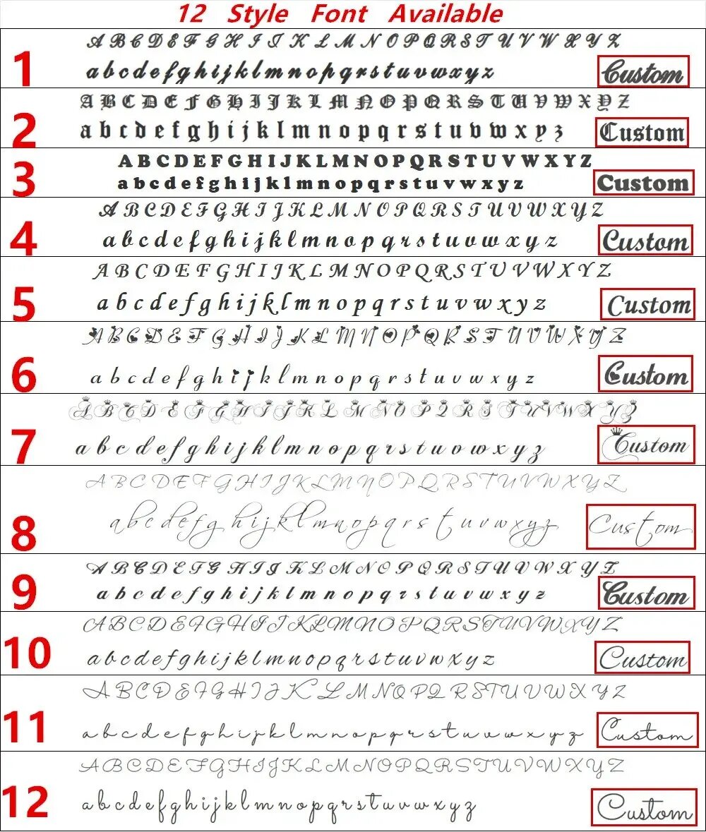 Aangepaste gepersonaliseerde v - Musical Instrument And Name recensie en prijs